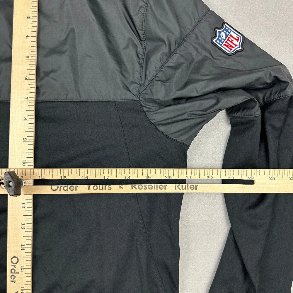 Carolina Panthers Jacket Men Medium Black Nike On Field Windbreaker NFL M